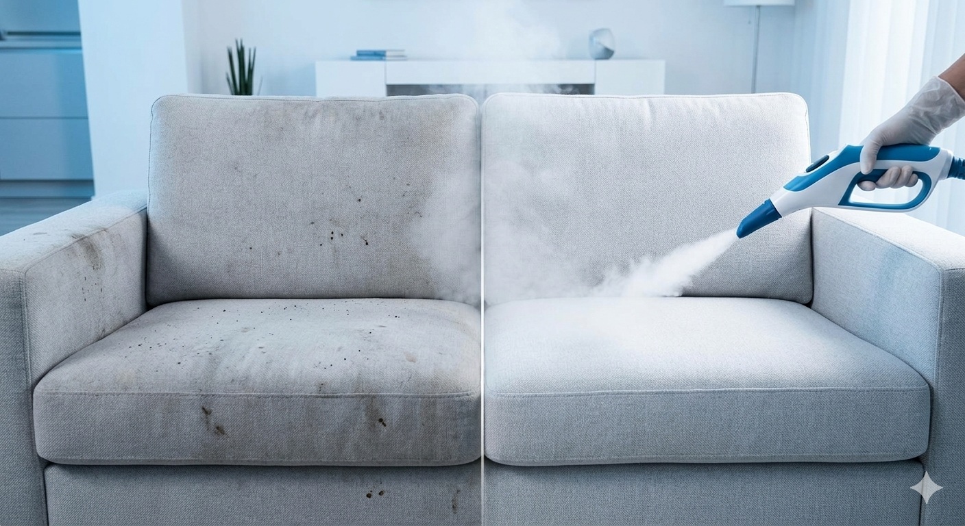 Antes y Después Sofá